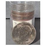 (20) EISENHOWER DOLLAR COINS - 1974