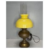 RAYO BRASS ELECTRIFIED OIL LAMP