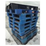 (10) PLASTIC HEAVY DUTY PALLETS - 40" X 48"