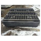(5) LIGHT-MEDIUM DUTY PLASTIC PALLETS - 47" X 39"