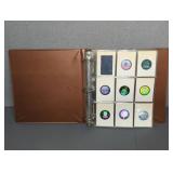 BINDER W/ BASEBALL HOLOGRAM CARDS