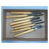 WOOD LATHE  CARVING TOOLS