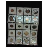 (20) DIFFERENT BRITISH COINS