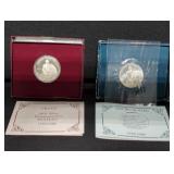 (2) PC SET OF 1982 GEO WASHINGTON COMM COINS