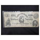CONFEDERATE STATES OF AMERICA $100 BILL