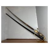 MILITARY DRESS SWORD, 37"L