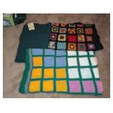 (3) HANDMADE AFGHANS