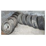 (10) USED TIRES