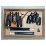 BAUSCH & LOMB ZEPHYR 7X35 BINOCULARS, OTHER PCS