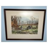 RICHARD W. WARE WATERCOLOR LANDSCAPE PAINTING