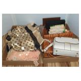 VINTAGE PURSES, SCARVES, RIBBON