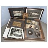 GROUP OF ANTIQUE PHOTOGRAPHS - SOME FROM LEROY NY