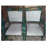(2) PATIO CHAIRS