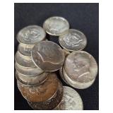 (16)  40% SILVER HALF DOLLARS