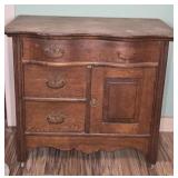 WOOD WASH STAND, 32"X18"X30"