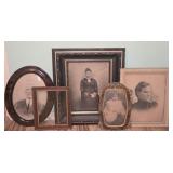 (4) ANTIQUE FRAMED PORTRAITS
