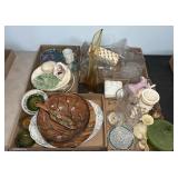 ASST. GLASS & CHINA, CRYSTAL, CARNIVAL GLASS, MORE