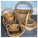GROUP OF ASST. WOVEN BASKETS