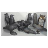 PLASTIC CROW DECOYS, OWL