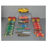 AUBURN RUBBER TOY RACE CARS AND TOYS