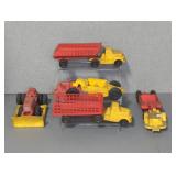 AUBURN RUBBER TOY TRACTORS AND TRUCKS