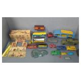 VINTAGE TIN TOY CARS  TRUCKS TRAINS