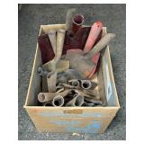 RUSTIC METAL SHOVELS / SPADES  NO HANDLES