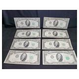 (8) $ 10 US  FEDERAL RESERVE NOTES