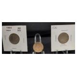 3 BETTER CONDITION V NICKELS  - 1883, 06,04,