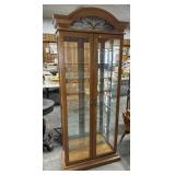 GLASS FRONT CURIO CABINET