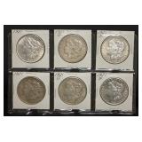 (6) MORGAN SILVER DOLLARS
