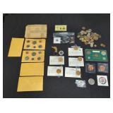 ASST. FOREIGN COINS, AMERICAN COINS & TOKEN