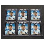 (6) 1993 PINNACLE DEREK JETER ROOKIE CARDS