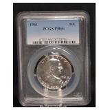 PCGS PR 66 FRANKLIN HALF DOLLAR