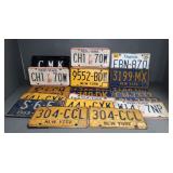 GROUP OF LICENSE PLATES