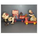 (3) FISHER PRICE PULL TOYS