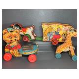 (3) FISHER PRICE PULL TOYS