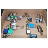 GROUP OF PADLOCKS W/ KEYS