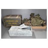 MILITARY CLOTHES AND BOX