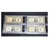 (4) 1935 $1 SILVER CERTIFICATES