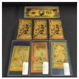 (5) 24K GOLD FOIL "GOLDBACKS," 24K GOLD BANKNOTE