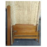 PINEAPPLE FINIAL WOODEN BED FRAME