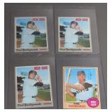 (4) CARL YASTRZEMSKI CARDS