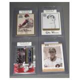 (4) HALL OF FAME PITCHER AUTOGRAPH CARDS