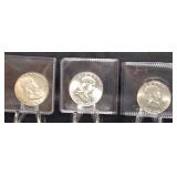 (3) FRANKLIN HALF DOLLARS