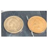 1863 & 1905 INDIAN CENTS