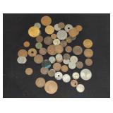 MIXED GROUP OF FOREIGN COINS