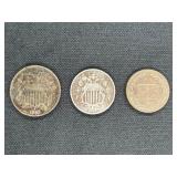 (3) CIVIL WAR ERA PIECES