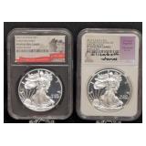 2017 W PF69 ULTRA CAMEO, 2017 S PF70 ULTRA CAMEO