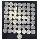 (50) JFK HALF DOLLARS